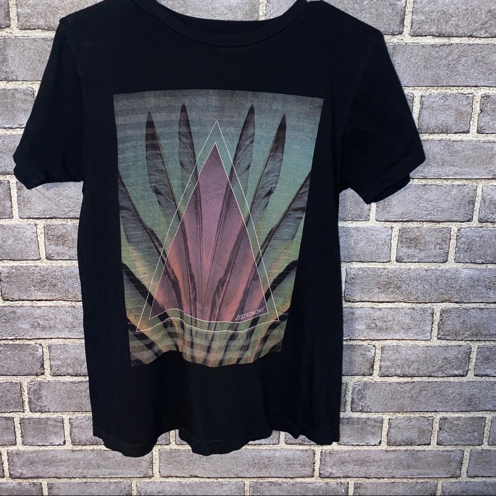 Men’s S Black Graphic T-Shirt